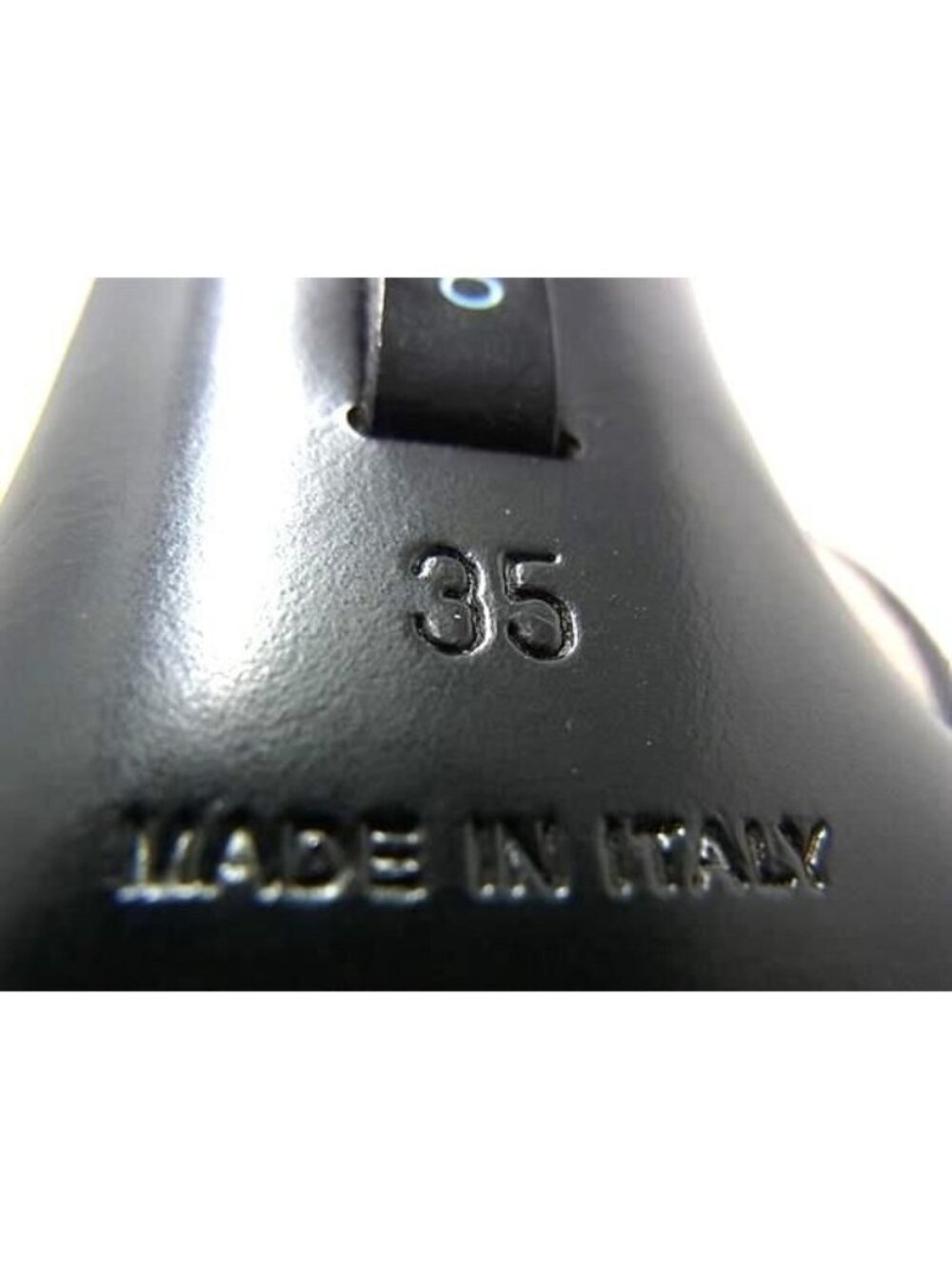 Prada Patent Leather Heel Sandals 35 Shoes Black - Picture 6 of 6